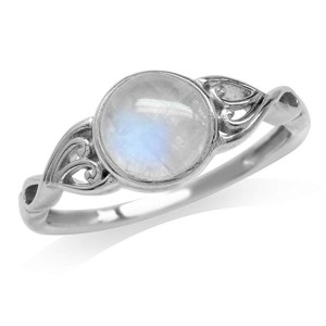 victorian style moonstone ring